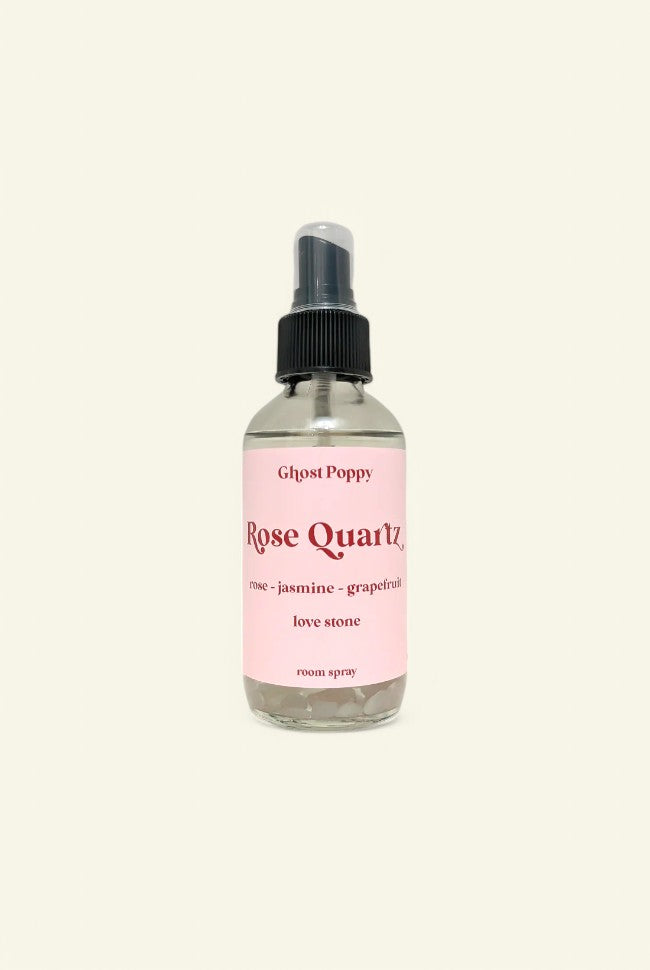Voor een moment van zelfliefde ☽ Rozenkwarts room spray