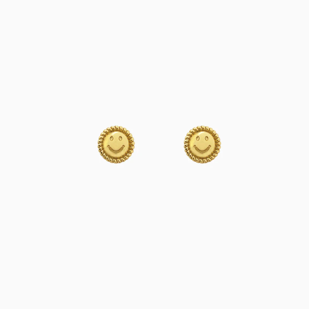 Flower Smiley Stud