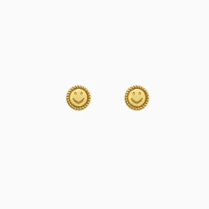 Flower Smiley Stud
