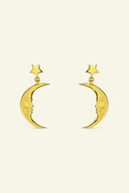 Moon & Star Oorbellen – Voor Intuïtie en Innerlijke Kracht